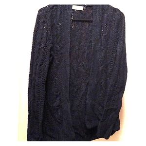 Navy Blue Hollister Cardigan